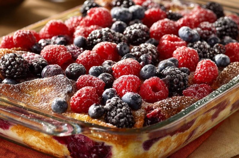 Berry Bread Pudding