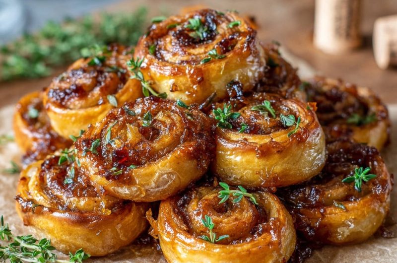 Caramelized Onion Pinwheels