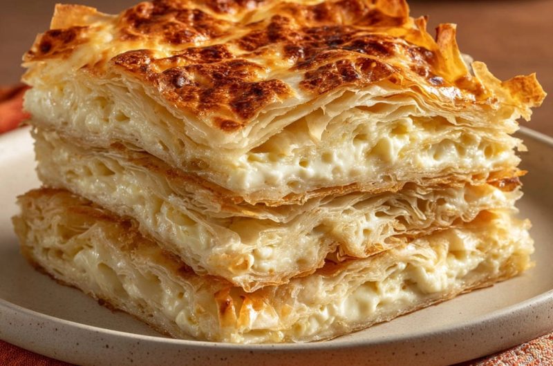 Cheesy Layered Pastry