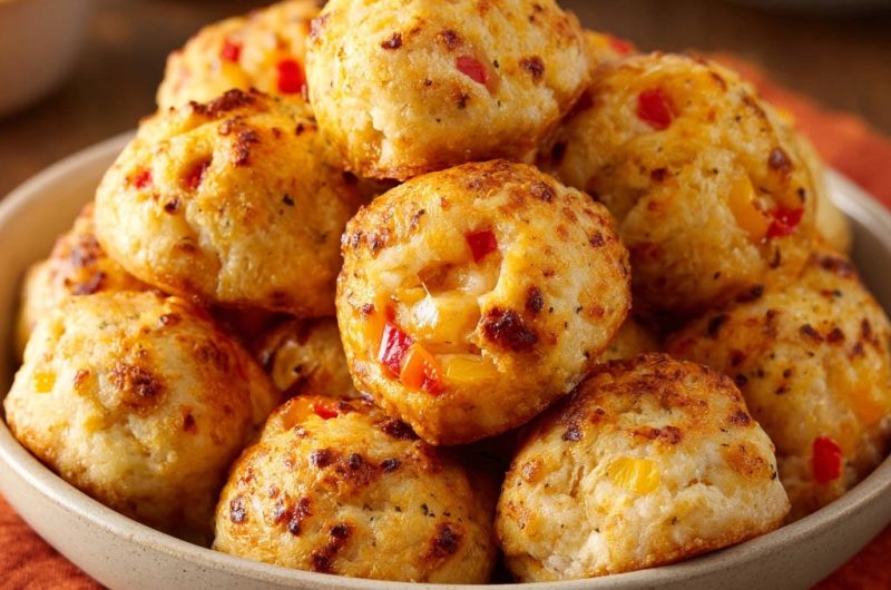 Cheesy Pepper Bites