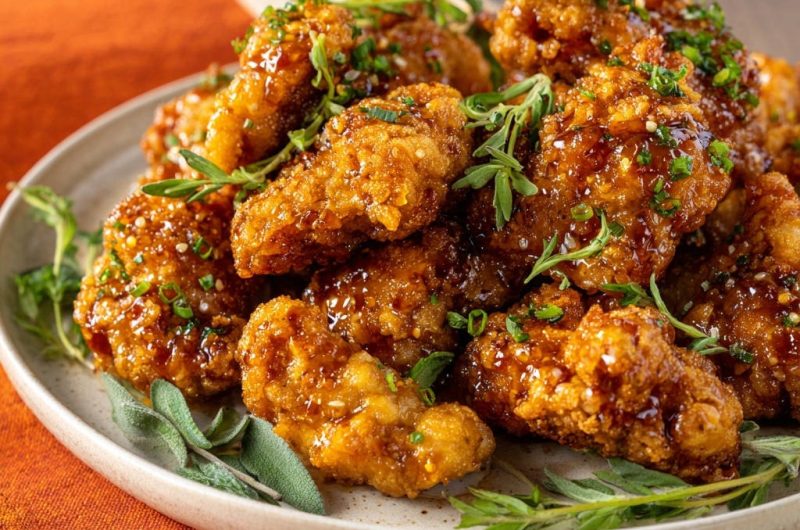 Crispy Glazed Chicken