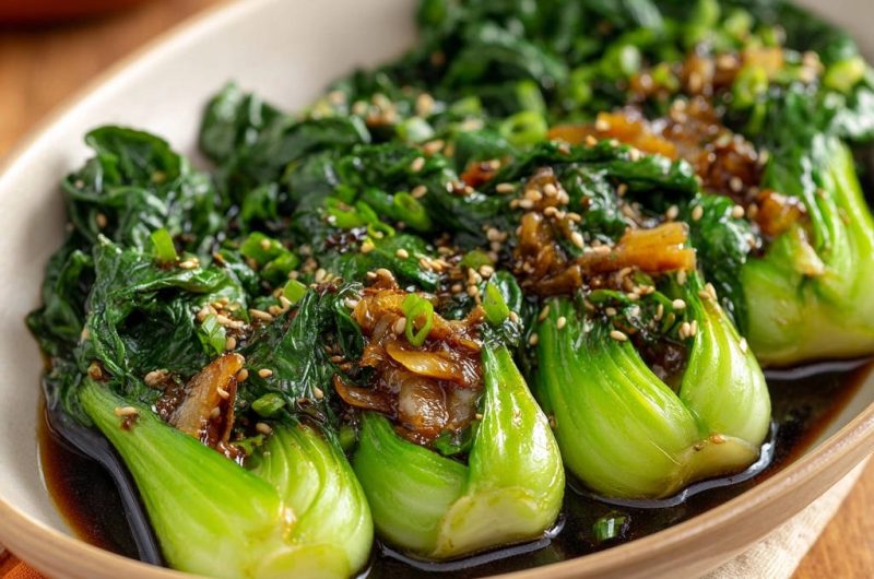 Garlic Sesame Bok Choy