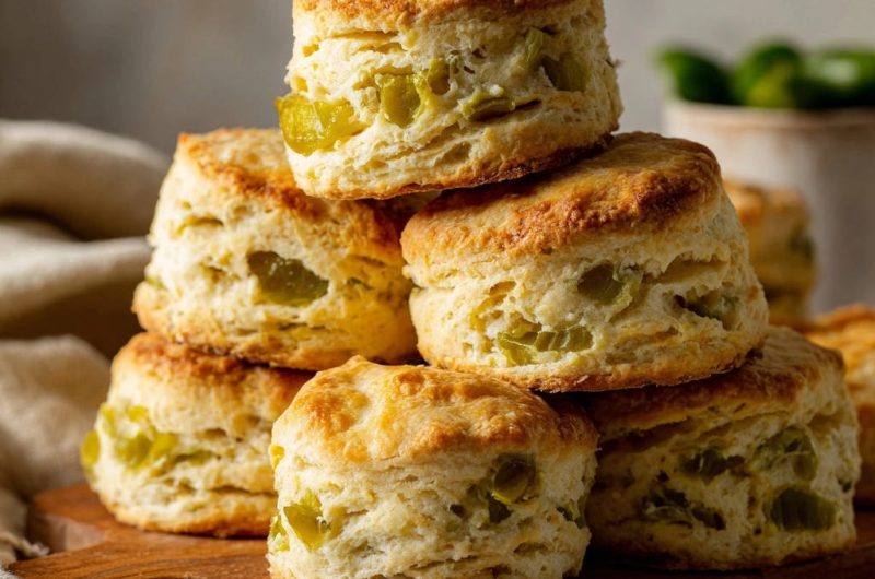 Green Chili Biscuits