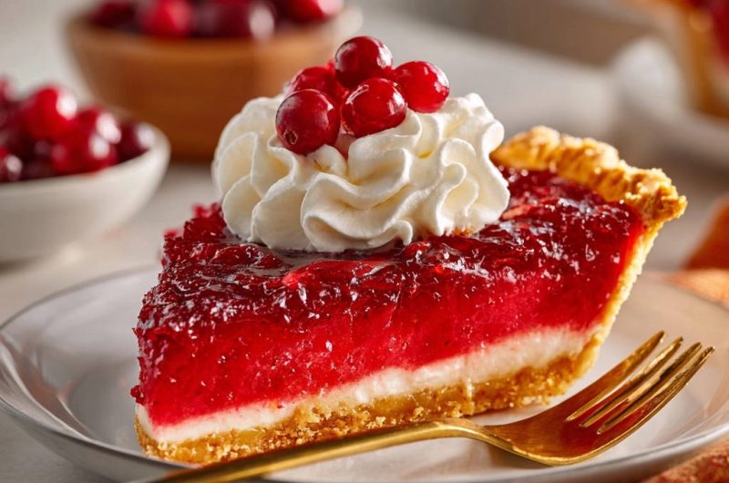Cranberry Cream Pie