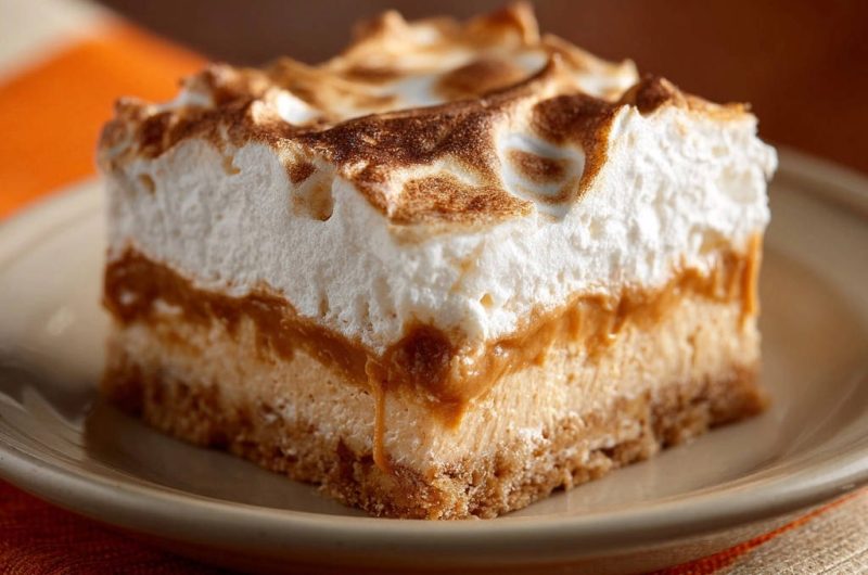 Pumpkin Caramel Bars