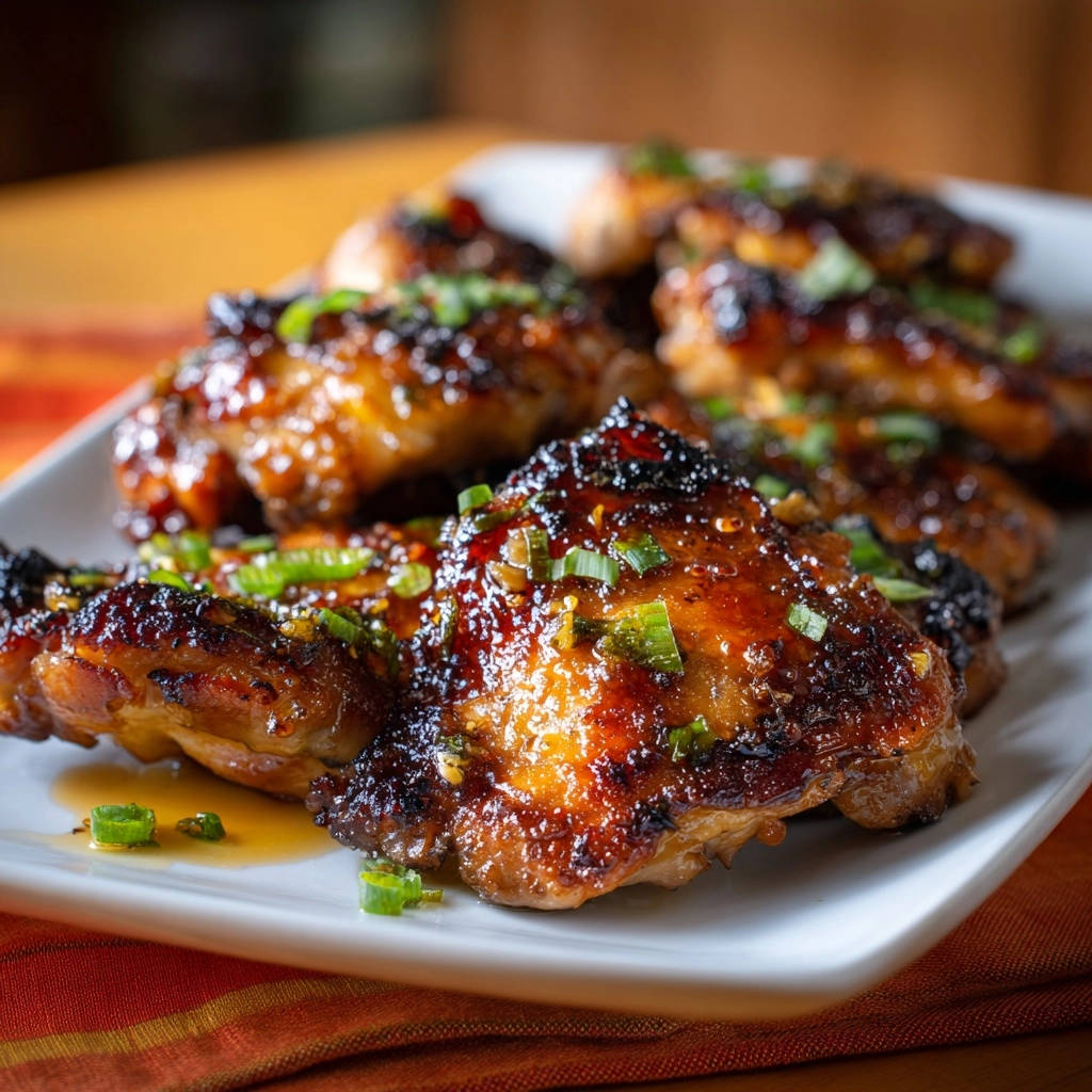 Pan-seared duck breast with a glossy glaze and chopped green onion garnish, showcasing a delicious detail.