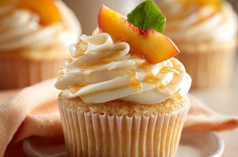 Peach Cupcakes
