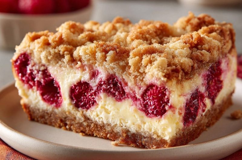 Raspberry Crumb Bars
