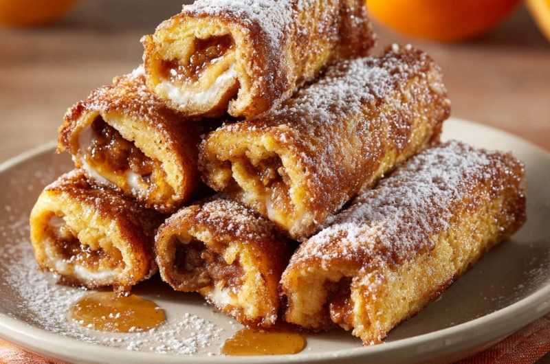 Stuffed French Toast Rolls