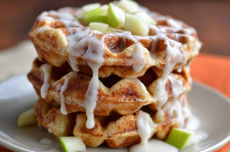 Apple Cinnamon Waffles