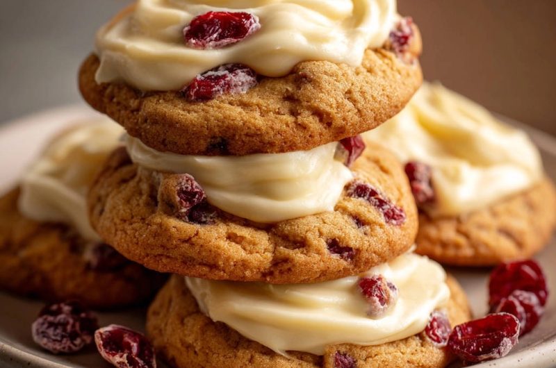 Cranberry Cream Cheese Cookies