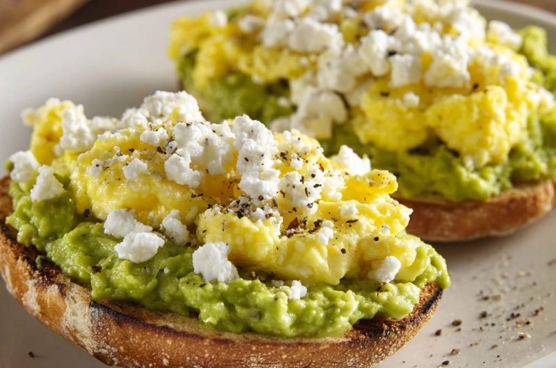 Scrambled Egg Avocado Toast