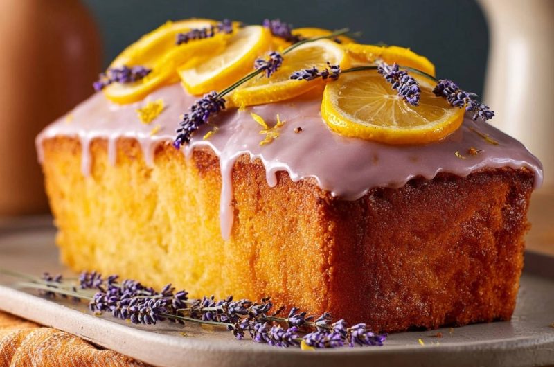 Lemon Lavender Loaf Cake