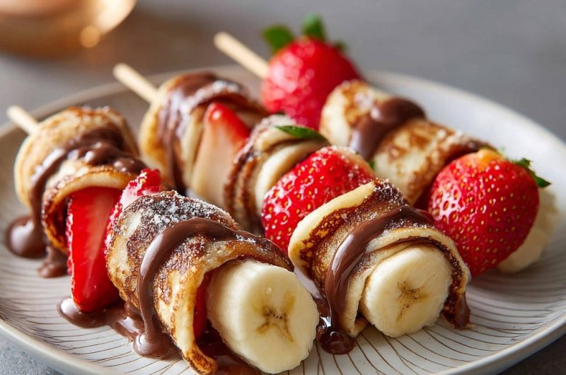 Mini Pancake Skewers