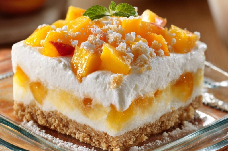 Peachy Dream Bars