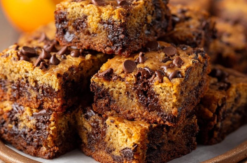 Orange Chocolate Swirl Bars