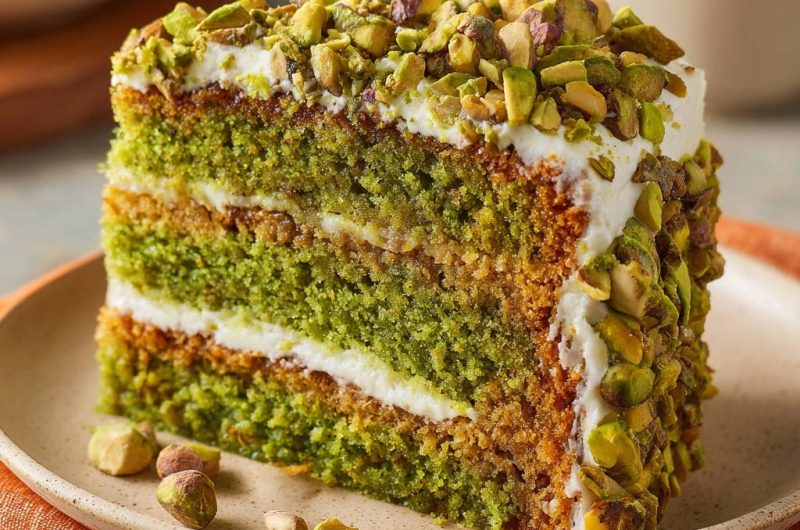 Pistachio Layer Cake