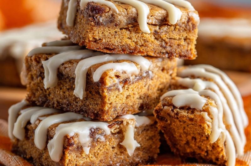 Pumpkin Swirl Bars