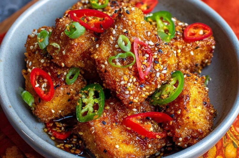 Sticky Sesame Bites