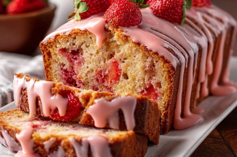 Strawberry Loaf Cake