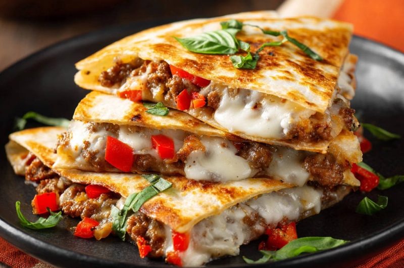 Beef Cheese Quesadillas