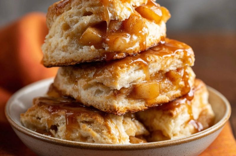 Caramel Apple Biscuits