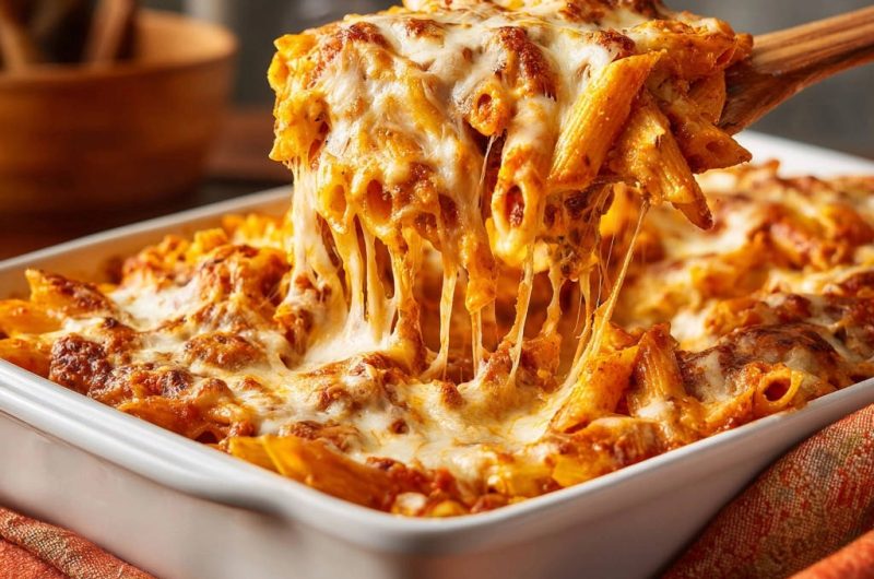 Cheesy Baked Penne
