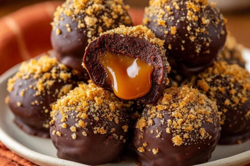 Chocolate Caramel Truffles