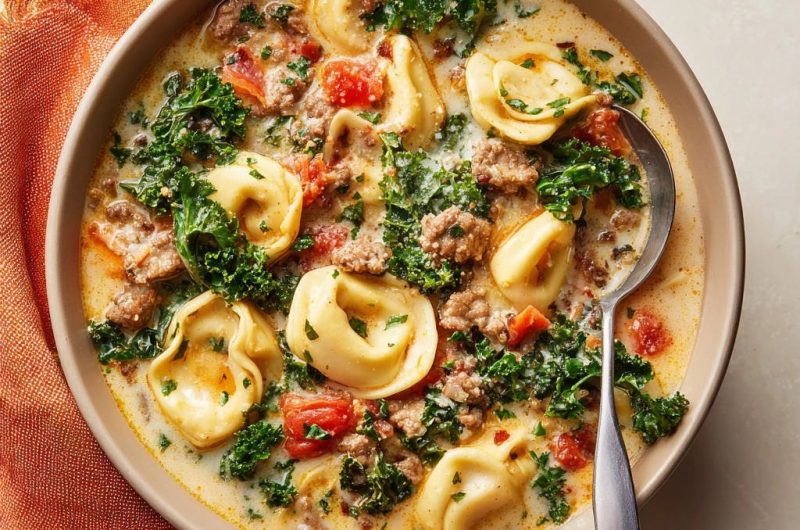 Sausage and Tortellini Soup
