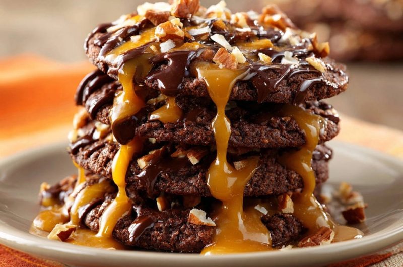 Chocolate Nut Cookies