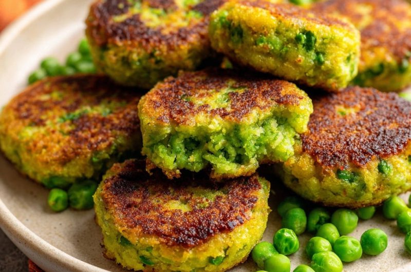 Pea Rice Patties
