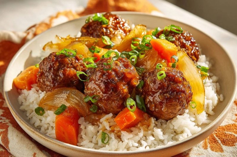 Glazed Meatballs