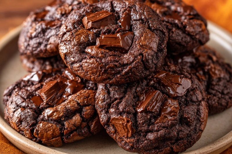 Fudge Chocolate Cookies