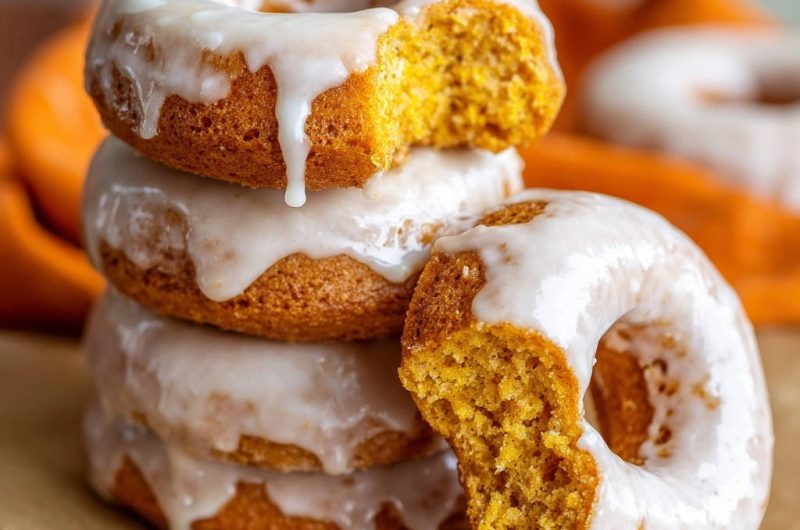 Baked Pumpkin Doughnuts