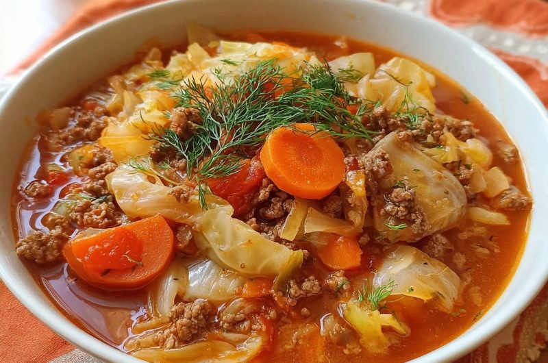 Cabbage Beef Soup
