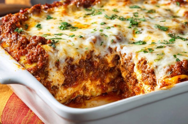 Cheesy Baked Lasagna