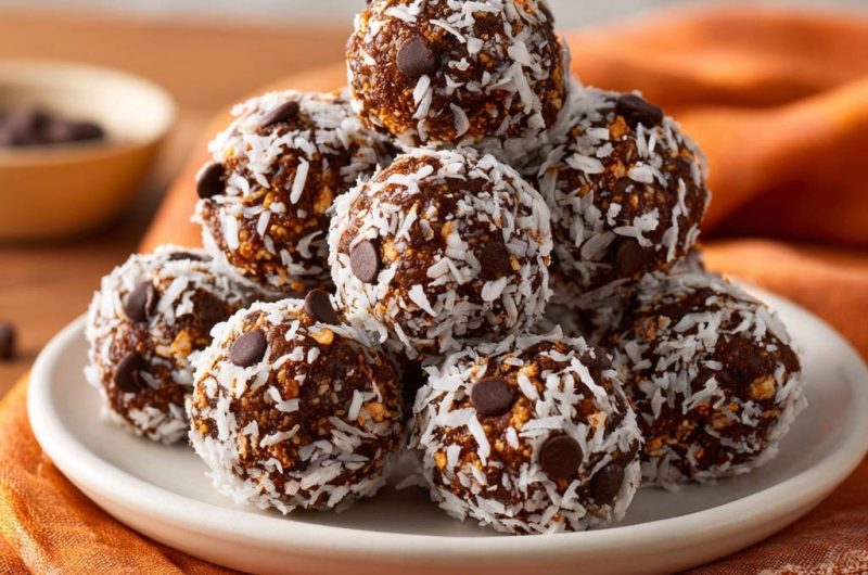 Chocolate Coconut Energy Bites