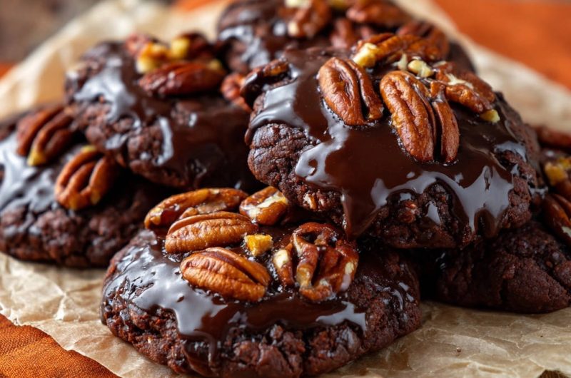 Chocolate Pecan Cookies