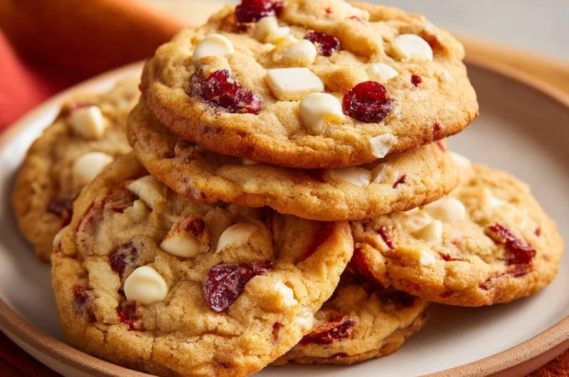Cranberry White Chocolate Chip Cookies
