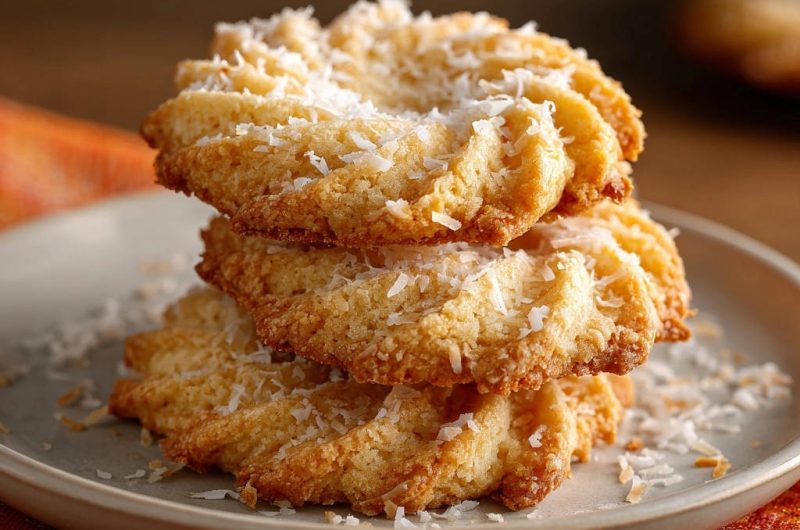 Golden Coconut Cookies