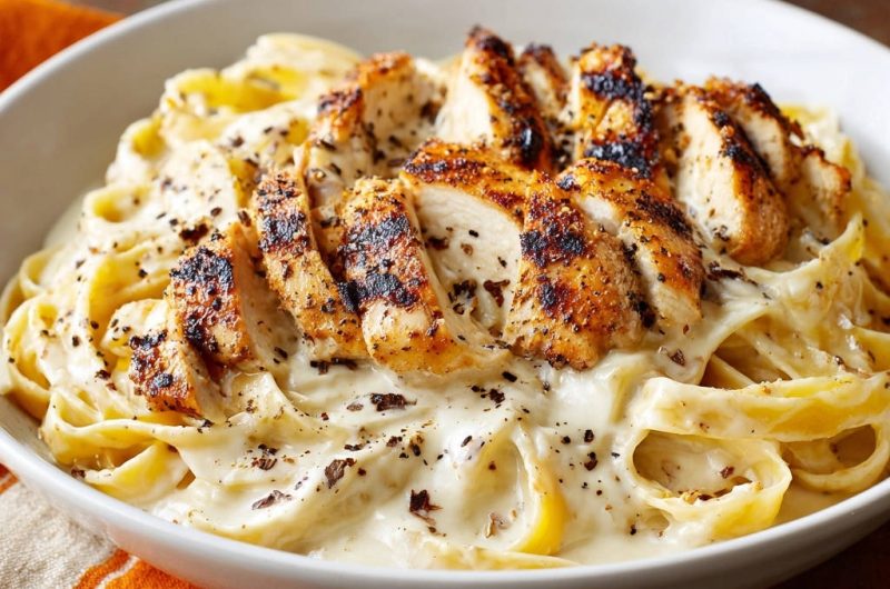 Grilled Chicken Alfredo