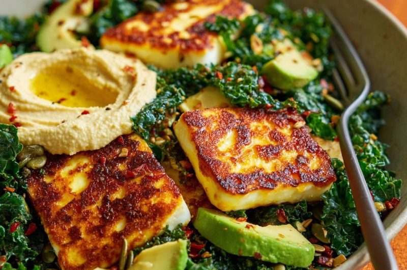 Halloumi Kale Bowl