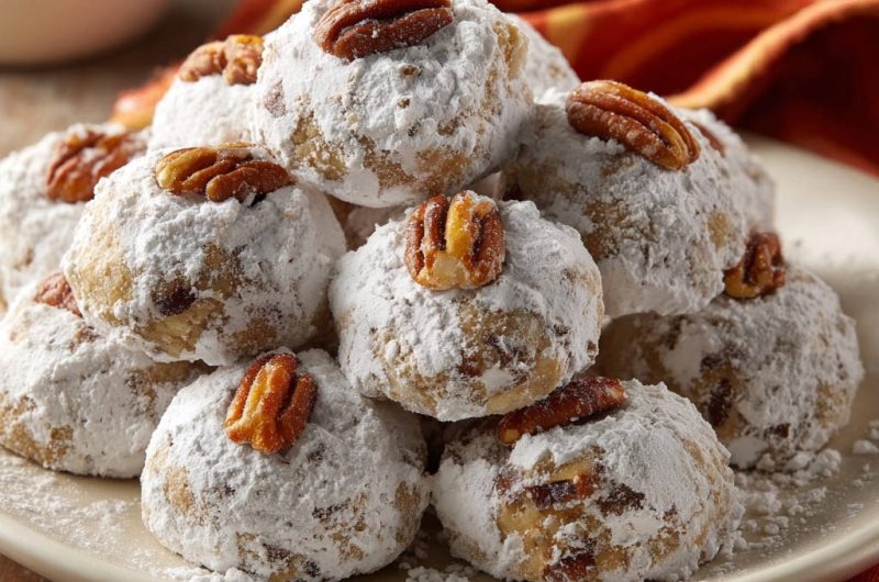 Pecan Snowball Cookies