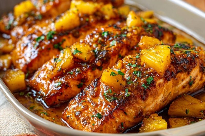 Pineapple Glazed Salmon
