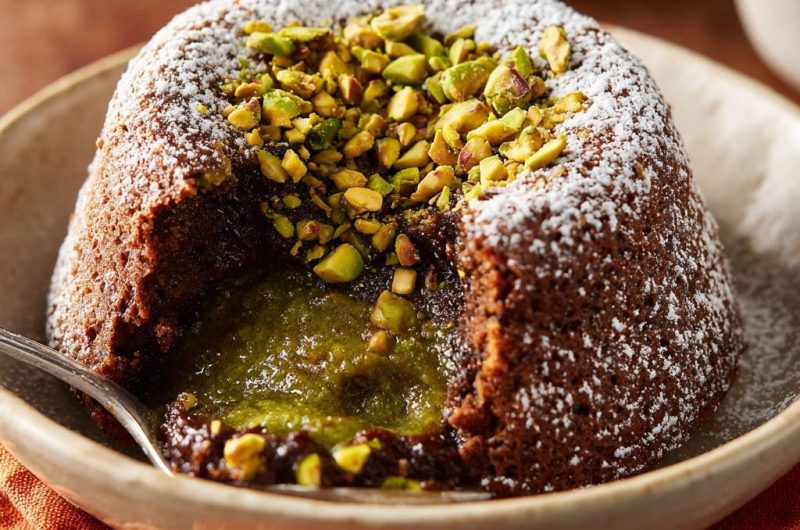 Pistachio Lava Cakes