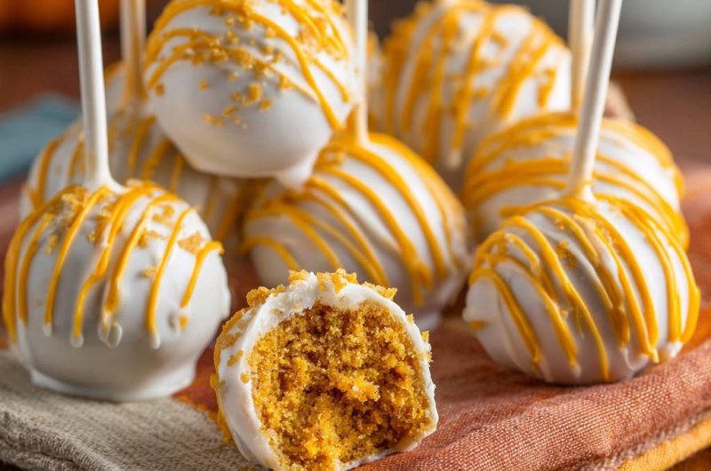 Pumpkin Spice Cake Pops