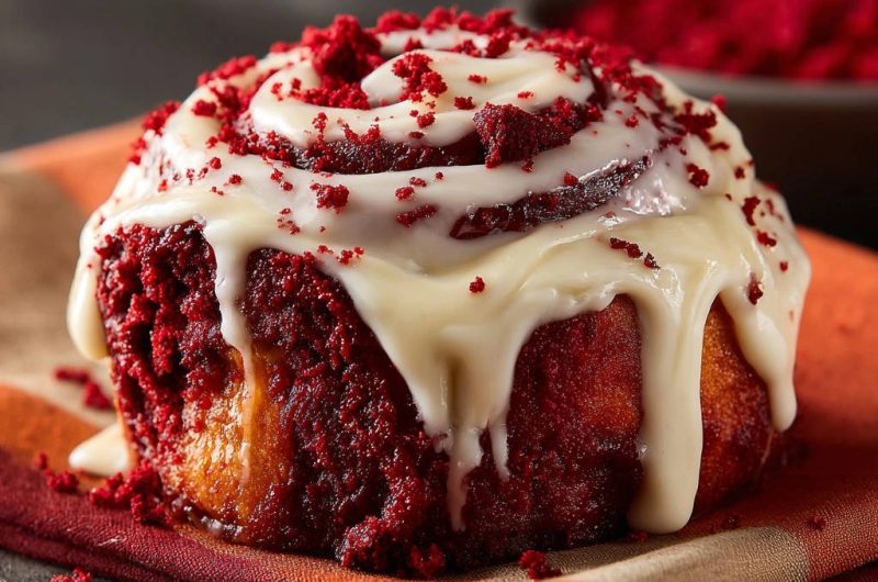 Red Velvet Cinnamon Rolls