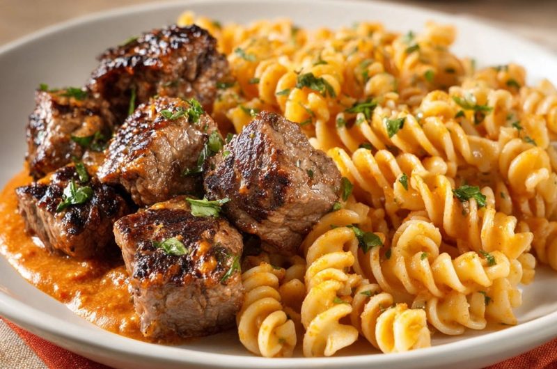 Steak Bites Pasta