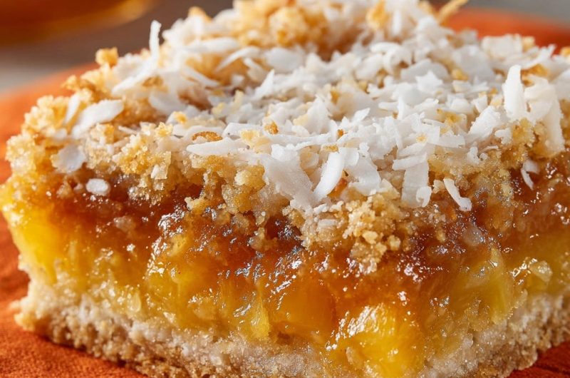 Pineapple Crumble Bars