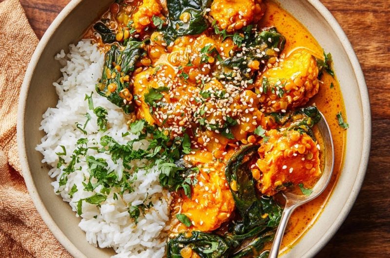 Sweet Potato Lentil Curry